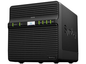 Synology发布新款廉价4盘位机架式NAS存储器DS418j