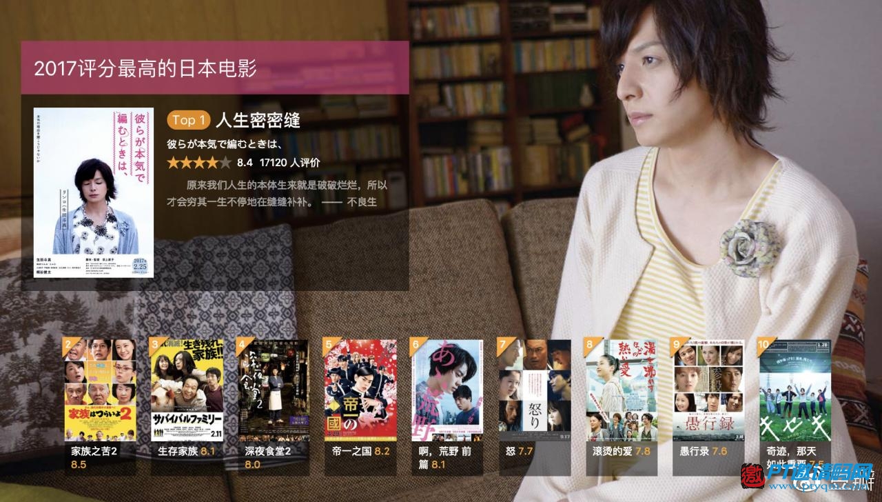 豆瓣2017年度电影榜单