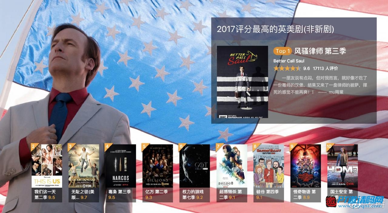 豆瓣2017年度电影榜单