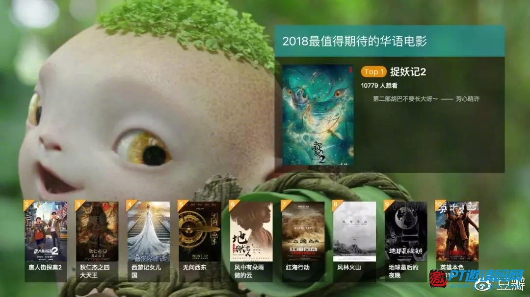 豆瓣2017年度电影榜单